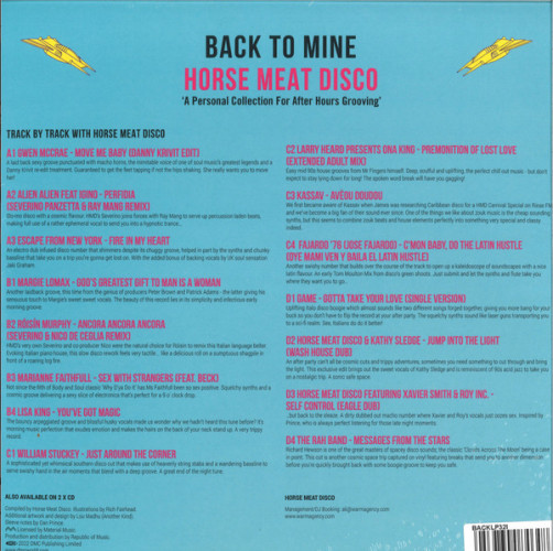 Виниловая пластинка HORSE MEAT DISCO "Back To Mine" (2LP)