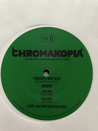 Виниловая пластинка TYLER THE CREATOR "Chromakopia" (WHITE 2LP)