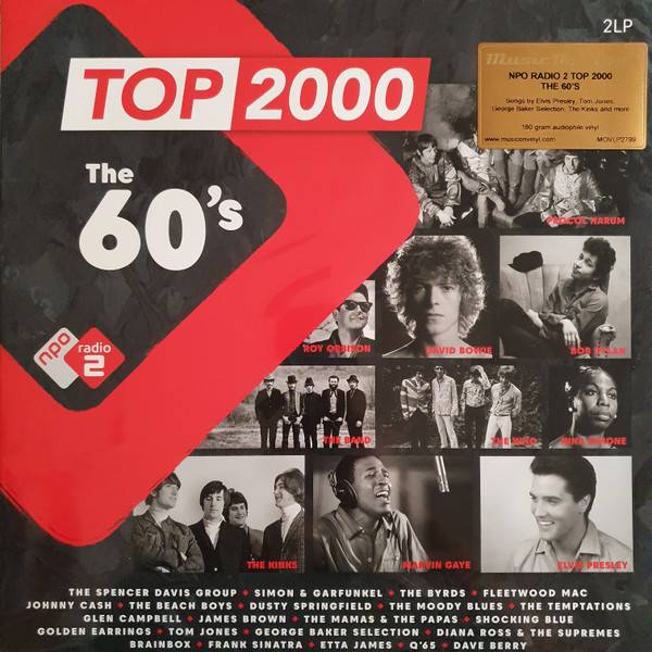 Виниловая пластинка сборник "Top 2000: The 60`s" (2LP) 