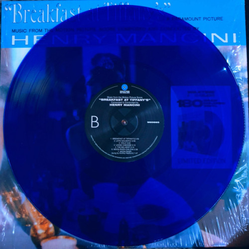 Виниловая пластинка HENRY MANCINI "Breakfast At Tiffany`s (Music From The Motion Picture Score)" (OST BLUE LP) 