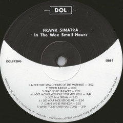 FRANK SINATRA "In The Wee Small Hours" (GATEFOLD LP)
