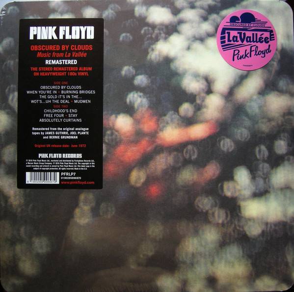 Пластинка PINK FLOYD "Obscured By Clouds (Music From La Vallee)" (LP) 