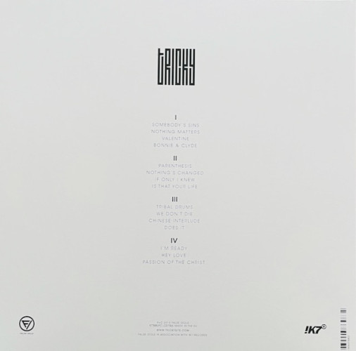 Виниловая пластинка TRICKY "False Idols" (WHITE 2LP) 