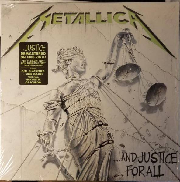 Виниловая пластинка METALLICA "...And Justice For All" (USA 2LP) 