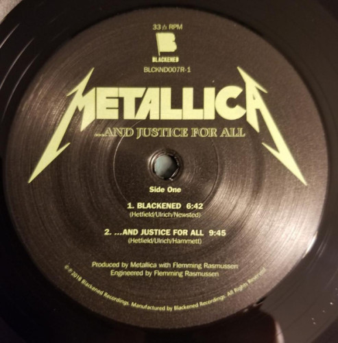 Виниловая пластинка METALLICA "...And Justice For All" (USA 2LP)