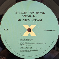 THELONIOUS MONK QUARTET &quot;Monk`s Dream&quot; (LP)