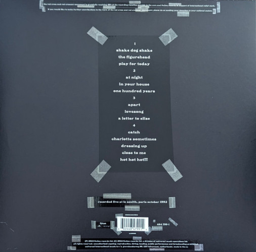 Виниловая пластинка THE CURE "Paris" (2LP)