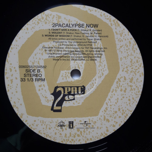 Виниловая пластинка 2PAC "2Pacalypse Now" (2LP)