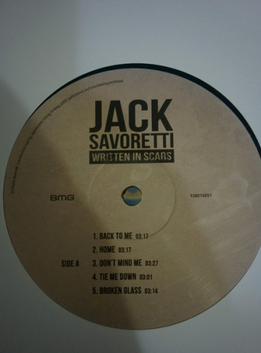 Виниловая пластинка JACK SAVORETTI "Written In Scars" (LP)