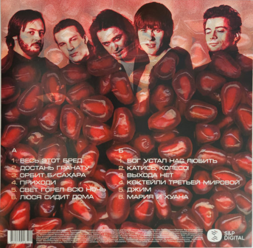 Виниловая пластинка СПЛИН "Гранатовый Альбом" (LP)